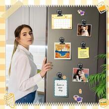 Photo Clip Refrigerator Magnets, Colorful Magnetic Clips For Fridge Notes, Refrigerator Photo Clips, Cruise Style Sculptural Photo Frame Clips, Heavy Duty Decorative Refrigerator Magnetic Clips - A - View 6