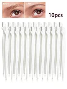1/3/5/12/20pcs Eyebrow Scissors, Exfoliation And Hair Removal Tool, Multi-Color Hair Removal Tool, Beginner Eyebrow Shaping Tool Set, Precise Protective Cover, Women's Eyebrow Shaping Tool, Suitable For Daily Or Travel Use, Easy-To-Use Unisex Eyebrow Scissors For Trimming And Shaping Eyebrows - Multicolor - View 13