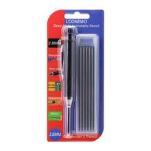 2pcs Automatic Carpenter Pencils With Sharpener - 2.8mm Lead, Metal Body, Includes Extra Black Replacement Leads, Suitable For Design And Crafting - Sets - View 11
