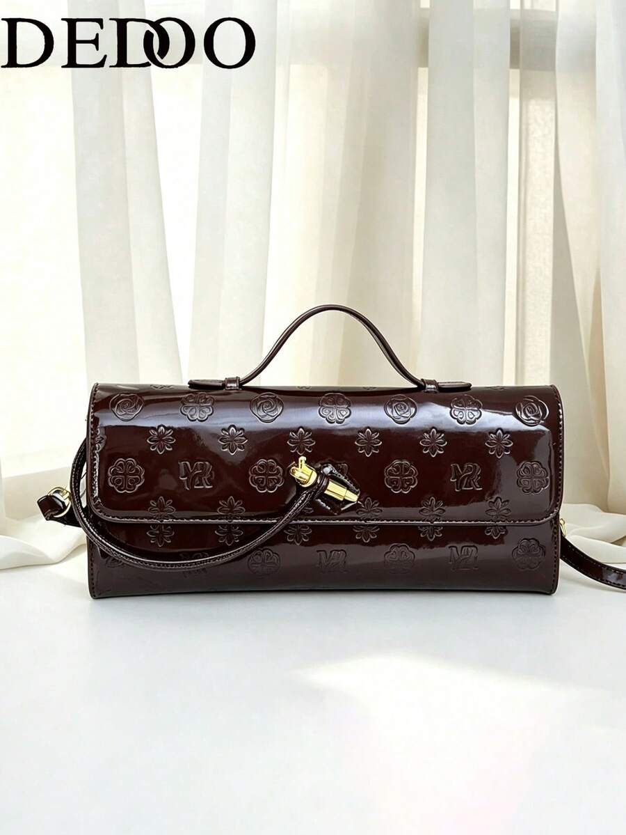 Dedoo Tas Tangan Model Amplop Mewah Terbaru Gaya Eropa dan Amerika Motif Buaya Tas Malam Tas Bahu Tas Selempang