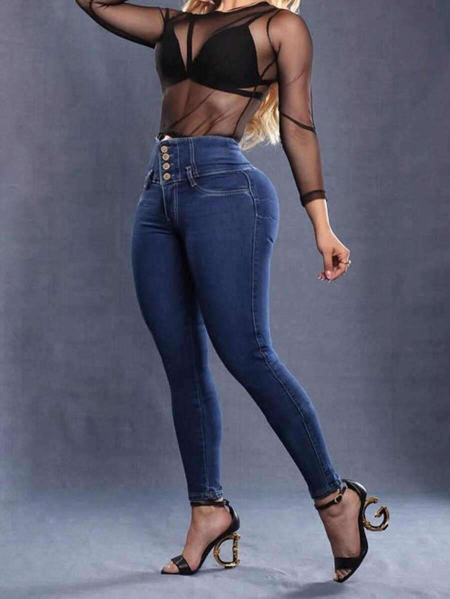 IDYLLIC Women Jeans - Blue - View 1