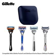 Gillette Razor Blade Head Travel Protection Case Compact And Portable, Drainage Holes Design - Multicolor - View 9