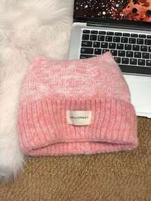 1pc Unisex Ski Hat, Minimalist Style, Warm & Breathable, Fashionable Versatile Knit Beanie, Suitable For Autumn/Winter Outdoor Wear - Multicolor - View 8