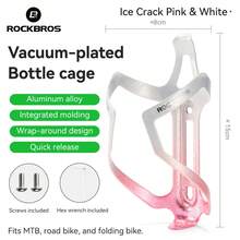 ROCKBROS 1 Buah Dudukan Ketel Berlapis Vakum, Terbuat dari Paduan Aluminium, Ringan - MultiWarna - View 14