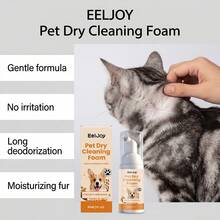 Pet Cleaning Mousse, Gentle Formula Non-Irritating Daily Deodorizing Moisturizing Pet Shampoo, Can Solve Pet Odor Problems, Keep Pets Fresh For A Long Time After Bathing, Suitable For Cats And Dogs, Household Pet Essential, Convenient And Fast, Warm Holiday Gift For Family And Friends - 30ml - View 9