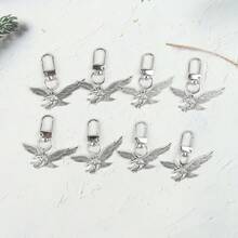 6pcs/8pcs Creative Eagle Keychain, Spreading Wings Eagle Design, Encouragement Pendant, Suitable For Gifts To Friends, Family, Daily Backpack Decoration - Multicolor - View 6