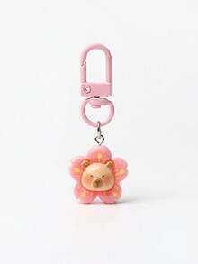 Capybara Keychain, Multifunctional Resin Accessory, Cartoon Capybara Bag Charm, Cute Keychain, Animal, Car Keychain, Key Ring Accessory, Gift - Multicolor - View 14