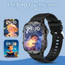 1.83 Inch Kids Smart Watch, Supports Notification Reminder, Fitness Tracking, Pedometer, Calorie Calculation, Multiple Sports Modes, Customizable Watch Faces, Multi-Language, Music Player, Perfect Smart Watch For Boys And Girls Daily Use - Multicolor - View 5