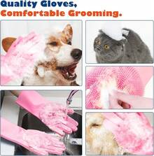 Pet Bath Sprayers & Brushes - Red and White - View 3