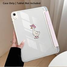 Striped And Duck, Star Pattern Painted Effect Tablet Protective Case With Stand, Suitable For Honor 8/9/10/X8/X8A/X9/X8Pro/X9Pro And Other Models/ MatePad SE 11 Inch/MatePad 11 Inch/11.5 Inch, MatePad Pro/, Apple 10th/11th Gen 2025 (A16), Galaxy Tab A7/A9 And Other Popular Models - Style 55 - View 4