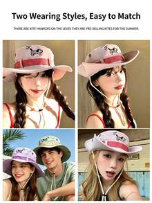 XAXRE Unisex Bucket Hat Summer, Outdoor Mountain Climbing Sun Hat, Summer Camping Hiking Travel Gift UV Protection Visor Cap - Multicolor - View 6