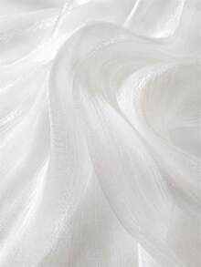 1Pc Water Ripple Textured Satin Fabric, Moire Wavy Embossed Wave‑Pattern Cloth, Soft Lustrous Flowy Draping Material For Dress, Blouse, Skirt, Evening Gown, Fashion Apparel And Hand‑Made Garment Sewing Projects - Multicolor - View 14