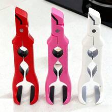 3-In-1 Heat-Resistant Bowl Clip With Lock, Multi-Function Anti-Scald Plate & Dish Holder, Suitable For Steamer, Oven, Microwave, Durable Heat-Insulating Plastic Kitchen Cooking Tool - Multicolor - View 9