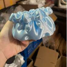 3D Printed Bow Jewelry Storage Box, Cute Bow Design Ring Holder Earring Rack Bracelet Display Tray, Unique Valentine's Day Gift, Suitable For Women Girls, Bedroom Vanity Desk Decor Storage Box, For Small Jewelry (3D Printed Product) - Multicolor - View 7