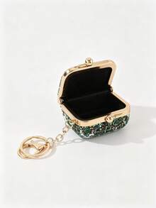 Mini Coin Purse, Portable Hanging Pouch, Exquisite Buckle Design Anti-Loss And Durable, Suitable For Commuting, Shopping Or Dating Use - Multicolor - View 6