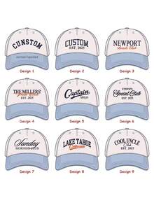 Customizable Logo Baseball Cap, Adjustable Strap, Lightweight Breathable Design, Suitable For Corporate Events, Fashion Headwear - Multicolor - View 4