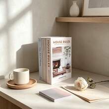 Minimalist Fresh Artificial Inspirational Healing Fake Books, Soft Decor For Club, Villa, Clothing Store, B&B, Living Room, Bedroom, Desktop Ornament, 2/3pcs - Decor Book - View 8