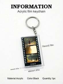 Custom Photo Acrylic Keychain, Valentine's Day Gift (Unisex), Couple Keychain, Personalized Photo Keychain, Couple Gift, Anniversary Gift, Personalized Photo Lanyard Pendant, Holiday Calendar, Birthday Gift - Multicolor - View 8