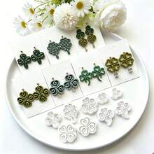 9Pcs Celtic Knot Clover Clay Cutters, Boho Vintage Shamrock Molds For Polymer Clay DIY Jewelry Making - 9pcs - View 9