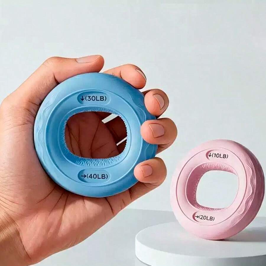 Silicone Grip Strengthener Grip Ball Grip Ring Finger Strength Training Exercise - Multicolor - View 1