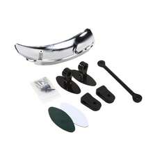 1PC Full-Field Wide-Angle Universal Rearview Mirror Without Blind Area Suitable For Motorcycles And Off-Road Vehicles Durable And Shock-Proof Motorcycle Outdoor Riding Driving Accessories - Silver - View 12