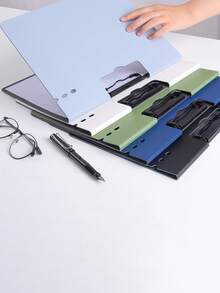 Thickened A4 Folding Folder, Horizontal And Vertical Clipboard, Multi-Color Document Storage Organizer, Office And Student Exam Paper Clipboard - A - View 6