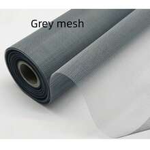 Grey Mesh Grey Trim Mosquito Screen, Home Sliding Window Use, Partial Opening For Ventilation, Customizable Size - Grey Mesh With Grey Edges - View 3