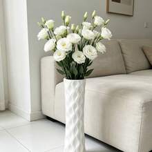 Plastic Vase, Bohemian Style Vase, Suitable For Dried Flower Bouquets And Reed Grass Centerpieces - Ideal For Autumn Weddings, Parties And Restaurant Decor (Fashion) - A - View 4