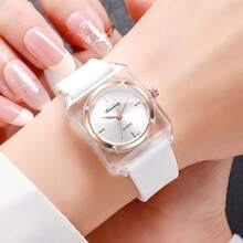 Women's Casual Watch, Square Dial, Analog Display, Accurate Timekeeping, Suitable For Daily And Casual Occasions - Birthday Gift, Anniversary Gift, Graduation Gift - Minimalist Design, Fashionable And Elegant, Perfect Gift Choice. - V541 - View 2