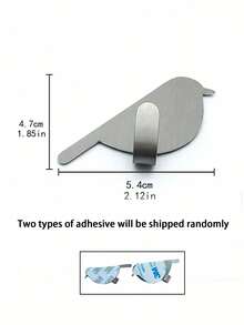 [Bird-Shaped Hook] 2pcs Towel Hook, Vertical Bird-Shaped Hook, Key Rack, Wall Hook, Bathroom Clothing Hook, Door Hook, Suitable For Home And Office - Multicolor - View 10