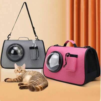 New Cat Bag Portable Outdoor Bag Large Capacity Space Capsule Backpack Cat Cage Cat Box