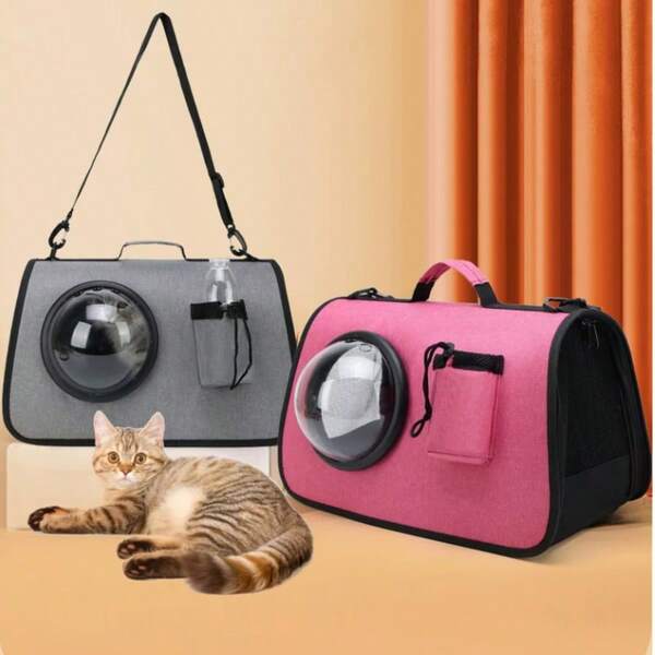 Neue tragbare Katzen-Außentasche mit großer Kapazität, Space-Capsule-Rucksack, Katzenkäfig, Katzenbox