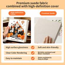 1pc Photo Album For 4*6inch Photos, Large Capacity, Full Landscape Pocket Design, 6 Inch 200 Photos, Suitable For Organizing Scattered Life Photos And Commemorative Event Images - A - View 6