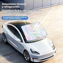 Car Windshield Sun Shade, Summer Heat Insulating Sunshade, Foldable Front Window Sunshade, UV Protection, Interior Cooling, Suitable For Most Vehicles - A - View 8