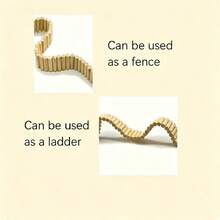 1pc Solid Wood Natural Wood Fence Bendable Hamster Ladder Bridge, Multiple Sizes S-XL 28-62cm Flexible DIY Fence Cage Interior Decoration Toy, Suitable For Hamsters, Guinea Pigs, Parrots And Other Small Pets, Small Animal Fence Cage - one-size - View 9