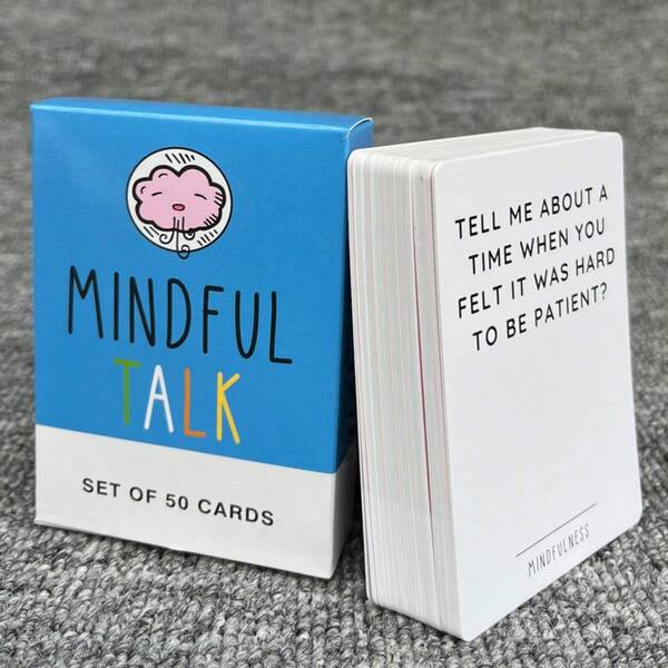 Un ensemble de jeu de cartes de méditation rempli de sagesse, convient pour les réunions de famille, Pâques, les conseils diététiques, les cadeaux pour les orthophonistes, la décoration de Noël, les jeux de Pâques, la décoration de bureau