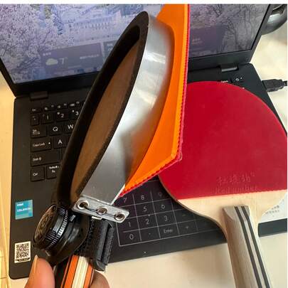 Table Tennis Rubber Manual Cutting Tool, DIY Rubber Sheet Manual Edge Cutter, Roller Glue Stick Roller Cutter, Universal For Shakehand And Penhold Paddles