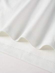 Men T-Shirt Co-Ords - White Black - View 6