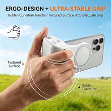 UEGOGO Dudukan Kamera Smartphone dengan Lampu LED, Cocok untuk Siaran Langsung dan Video, Kontrol Jarak Jauh Nirkabel Magnetik yang Dapat Dilepas, Desain Berputar 360°, Pencahayaan Otomatis, Nyaman untuk Selfie - Berwarna merah muda - View 6