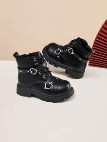 Girls' New Autumn/Winter Children's Boots, Boots, Ankle Boots - Black - View 4