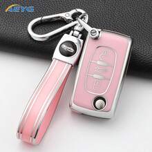 Fashion TPU Car Key Case Cover Keychain Fob Shell For Citro En C2 C3 C4 C5 C6 Xsara Berlingo For Peugeot 207 307 308 407 607 807 - Peugeot D Model - View 10