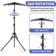 Freestanding Home Steamer Stand, Foldable Floor Rack, Height Adjustable Vertical Clothes Rack, Large Garment Rack, Bedroom And Walk-In Closet Steam Iron Stand, Portable Travel Steamer Stand - View 5
