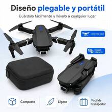 Drone Profesional 4K Plegable con Cámara HD, Control Remoto, Portátil para Fotografía Aérea, Ideal para Principiantes y Adultos - Ver 5