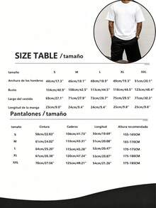 Men T-Shirt Co-Ords - White - View 3
