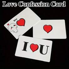 3pcs Love Confession Magic Card Set, Heart Magic Kit, Quick Flip Reveal With Snap, Illusion Surprise Effect, Close-Up Magic Prop For Party, Holiday, Valentine's Day - Multicolor - View 5