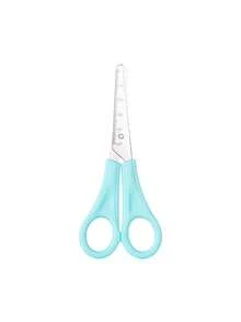 1pc Stainless Steel Round Head Scissors, Ruler Small Scissors - Precise Cutting Of Paper, Fabric And Thread, Multi-Functional Household Tool, Ergonomic Handle (Pink/Blue), DIY Student Craft Scissors Utility Knife, Sewing Craft Cutting Machine, Comfortable Grip, Durable Design, Designed For Sewing Enthusiasts - Multiple Styles - View 5