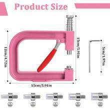 New Manual Pearl Riveting Machine 4mm, 5mm, 6mm, 8mm, 10mm Pearl Set Handmade DIY Auxiliary Tool - A - View 4