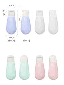 1pc Facial Skin Scraper Blackhead Cleansing Tool, Manual Stainless Steel Pore Cleanser, Pastel Color Diamond Cut Handle Face Cleaning Spatula For Home & Salon Skincare Routine Dermaplaning Tool Esthetician Supplies - Multicolor - View 10