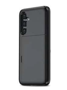 For Galaxy Case, Anti-Drop Two-In-One PC Card Case For Mobile Phone, Suitable Compatible With Apple 17 Promax 17 Pro 17e 16E 15 14 13 12 11 18 Models. 2-In-1 Shock-Proof Mobile Phone Protection Case, With Card Slot And Wallet-Style Design. - Black - View 87