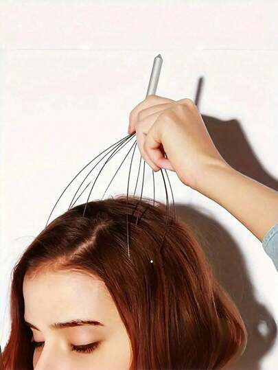 1Pc Octopus Scalp Massager, Handheld Scalp Relax Tool, Relieve Fatigue, Improve Scalp Blood Circulation, Holiday Present, Random Color & Pattern